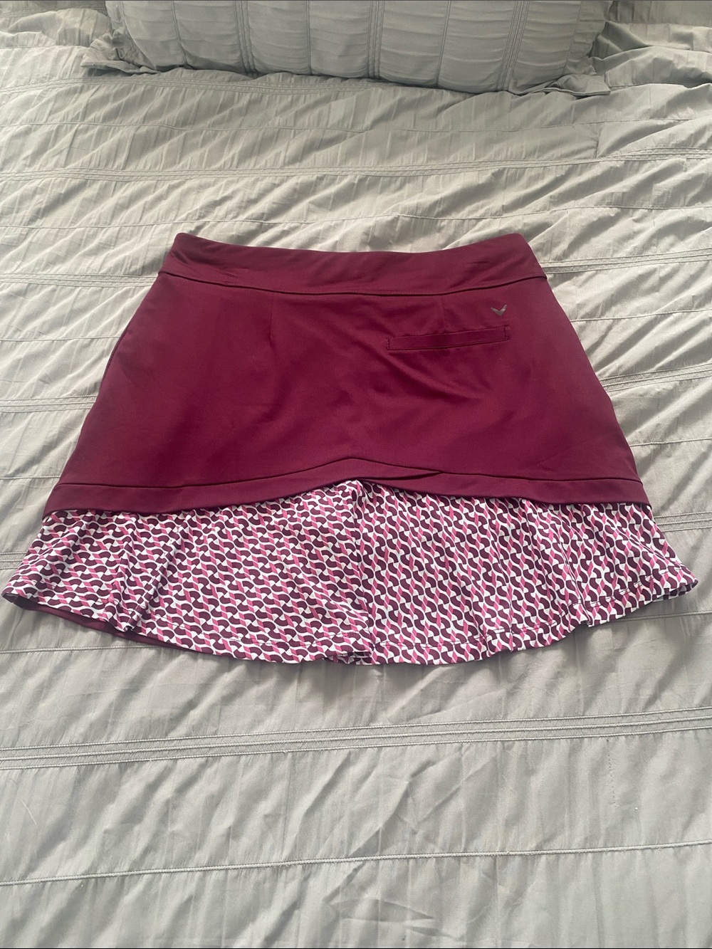 Callaway Women's Skirt with Patterned Ruffle size M